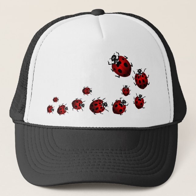 Ladybug  Art Caps Hats Ladybug Wildlife Art Hat (Front)