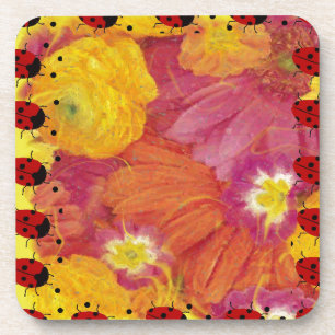 Ladybug Art Coaster