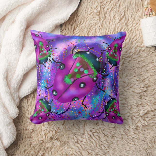 LADYBUG ART CUSHION (Blanket)