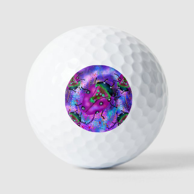 LADYBUG ART GOLF BALLS (Front)