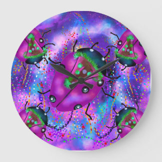 LADYBUG ART LARGE CLOCK
