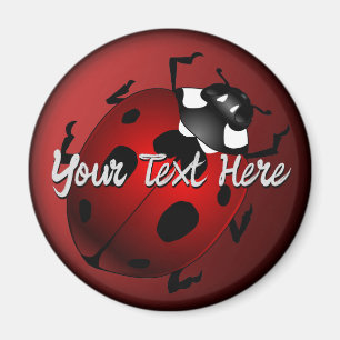 Ladybug Art Magnet Custom Ladybug Fridge Magnets