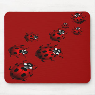 Ladybug Art Mousepad Bug Keepsake Ladybug Gifts