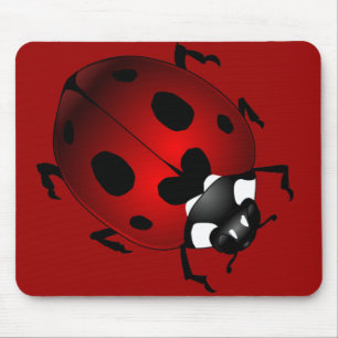 Ladybug Art Mousepad Bug Keepsake Ladybug Gifts