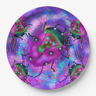 LADYBUG ART PAPER PLATE