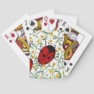 Ladybug Art Playing Cards