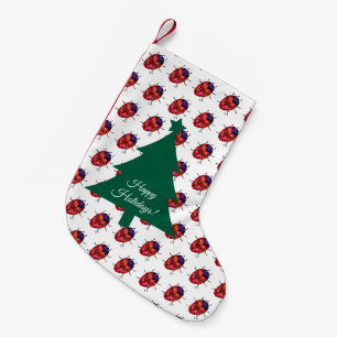 LADYBUG ART SMALL CHRISTMAS STOCKING