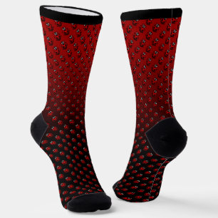 Ladybug Art Socks Cute Ladybird Socks Customize