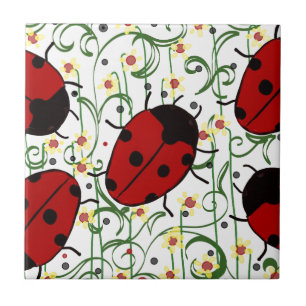 Ladybug Art Tile