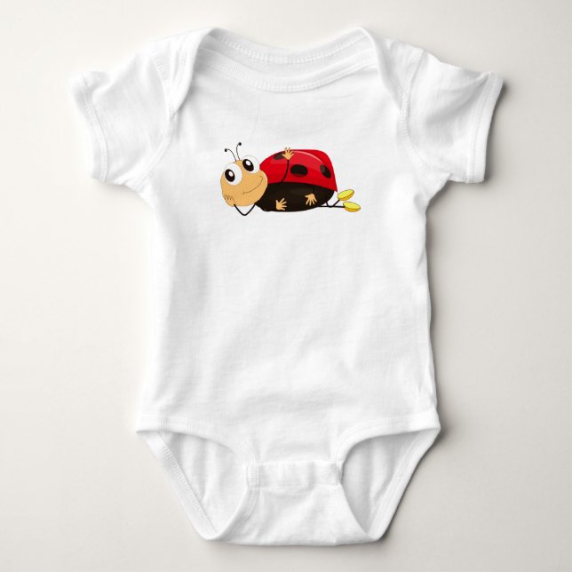 Ladybug Baby Bodysuit (Front)