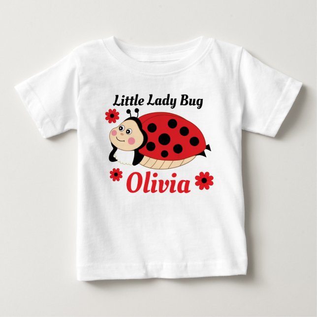 Ladybug Baby Customised T-Shirt (Front)