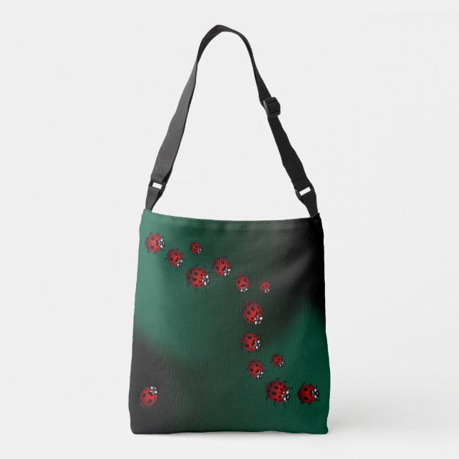 Ladybug Bags Cute Ladybug Ladybird Art Tote Bags (Back)