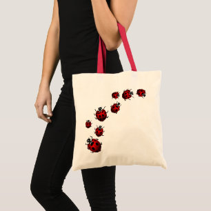 Ladybug Bags Cute Ladybug Ladybird Art Tote Bags