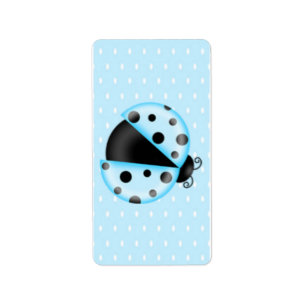 Ladybug Birthday Hershey Miniature Candy Wrapper Label