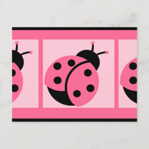 Ladybug Blank Postcard