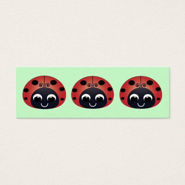 Ladybug Bookmark (Front)