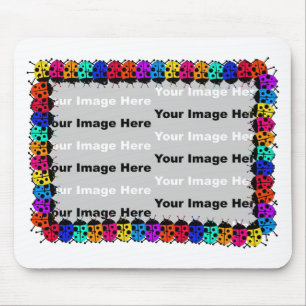 Ladybug Border Mouse Mat