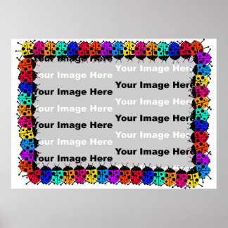 Ladybug Border Poster