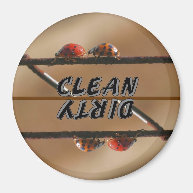 Ladybug Buddies Animal Dishwasher Magnet (Front)