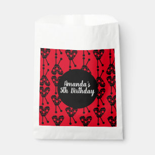 Ladybug Bug Insect Geometrical Birthday Party Red  Favour Bags