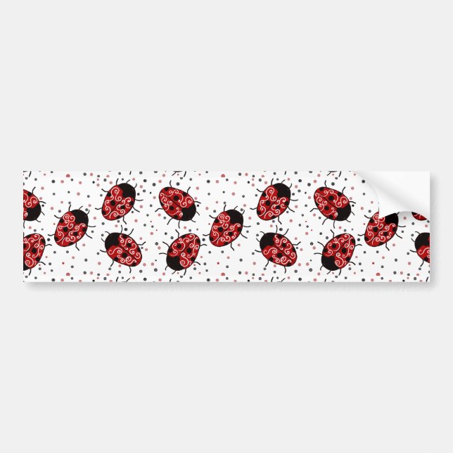 Ladybug Bumper Sticker (Front)