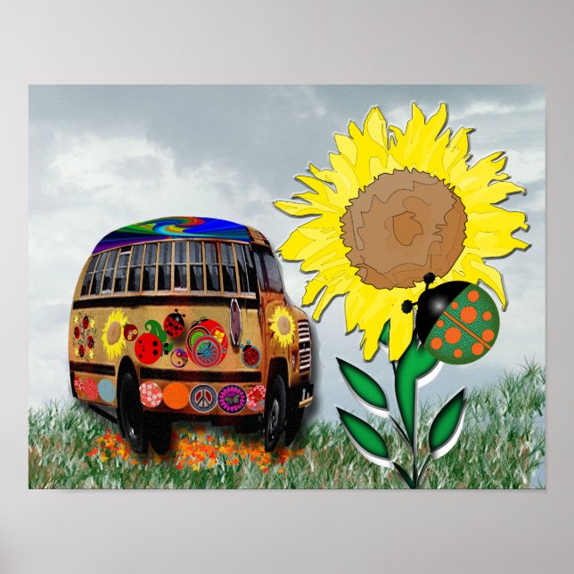 Ladybug bus poster (Front)