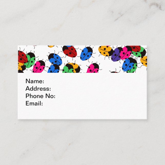 Ladybug Business Card (Front)
