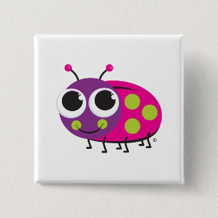 Ladybug Button