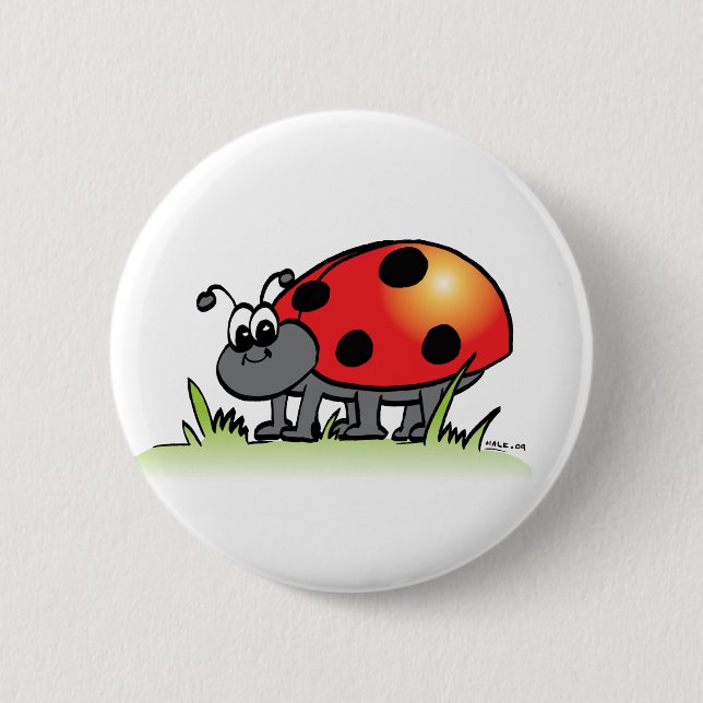 Ladybug Button (Front)
