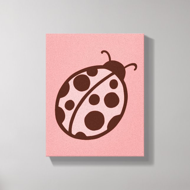 Ladybug Canvas Art Print (Front)