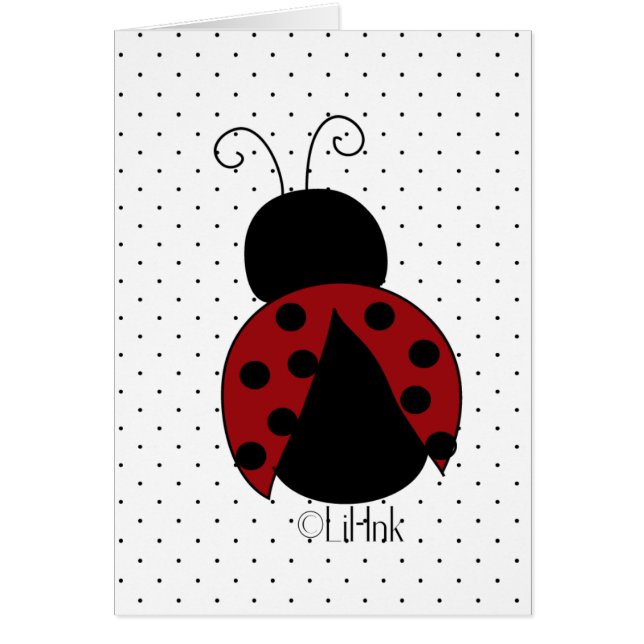 Ladybug Card (Front)