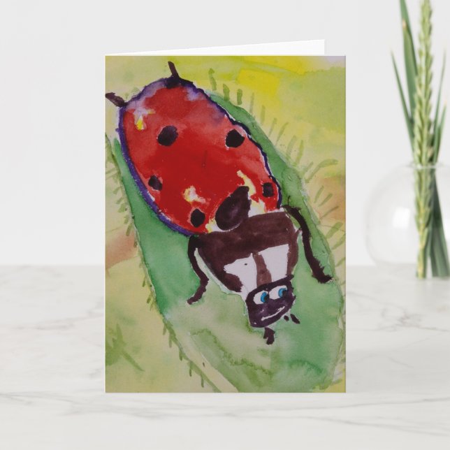 Ladybug Card (Front)