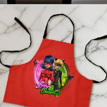 Ladybug & Cat Noir | Lucky & Charming Apron<br><div class="desc">Check out this fun Miraculous design featuring Lady Bug and Cat Noir.</div>