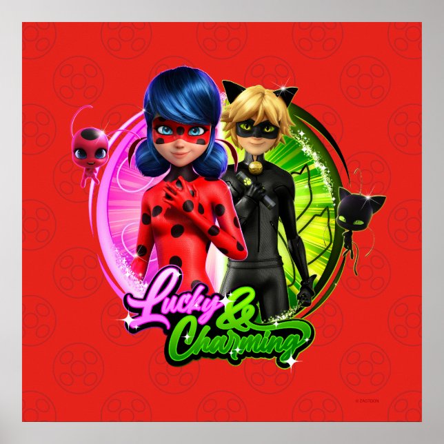 Ladybug & Cat Noir | Lucky & Charming Poster (Front)