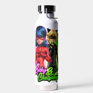 Ladybug & Cat Noir Lucky & Charming Water Bottle