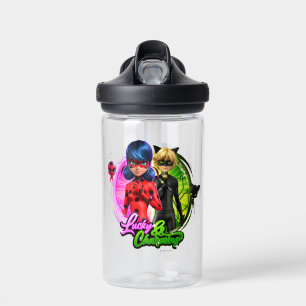 Ladybug & Cat Noir   Lucky & Charming Water Bottle