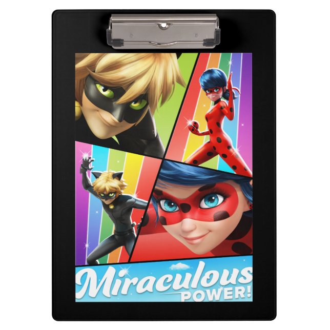 Ladybug & Cat Noir | Miraculous Power! Clipboard (Front)