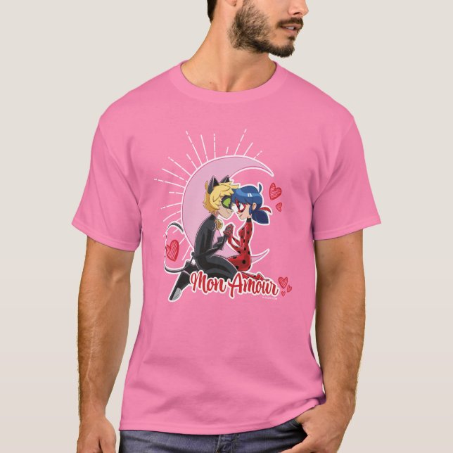 Ladybug & Cat Noir | Mon Amour T-Shirt (Front)