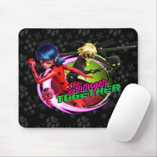 Ladybug & Cat Noir   Stronger Together Mouse Mat