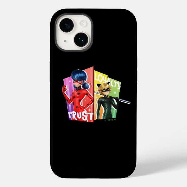 Ladybug & Cat Noir | Trust & Loyalty Case-Mate iPhone Case (Back)
