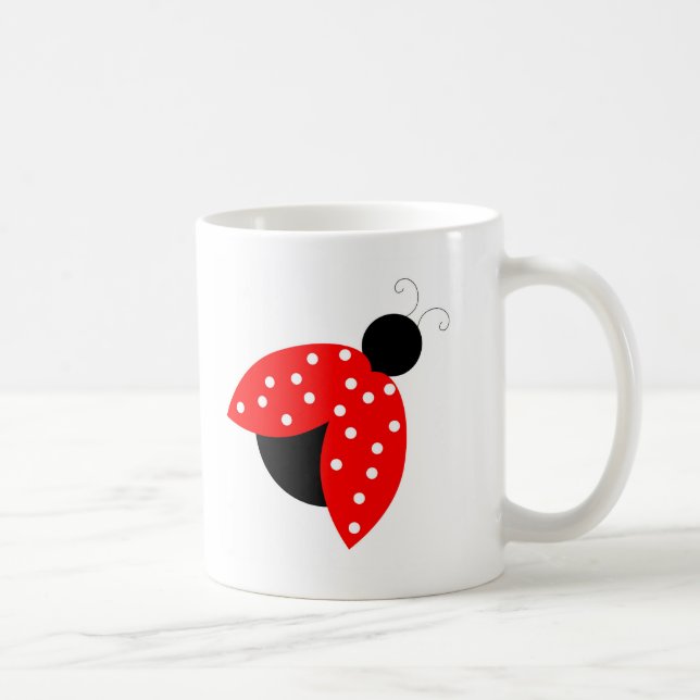 Ladybug Coffee Mug Cup (Right)