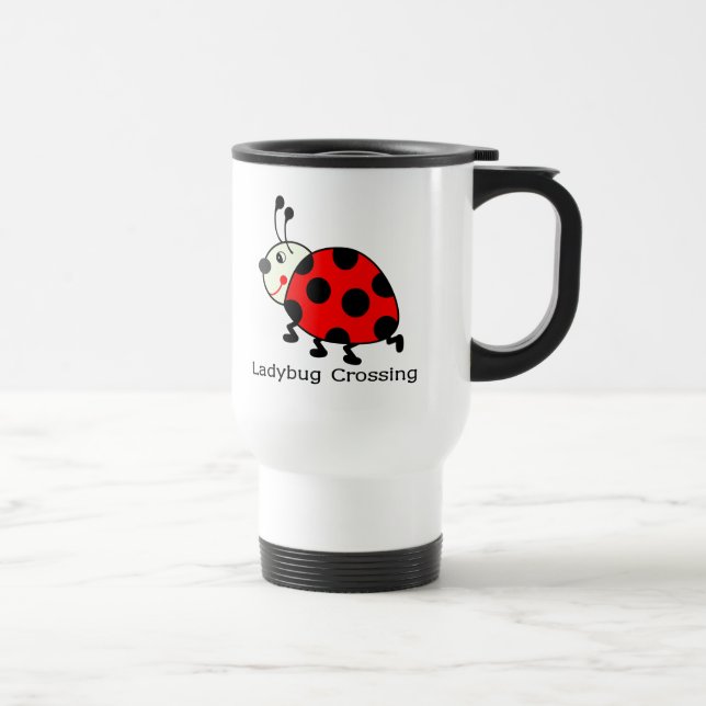 Ladybug Crossing Travel Mug (Right)