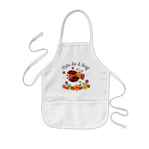 Ladybug Cute As A Bug Kids Apron