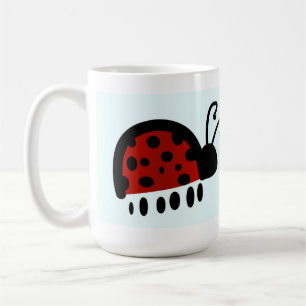 Ladybug cute illustration coffee mug