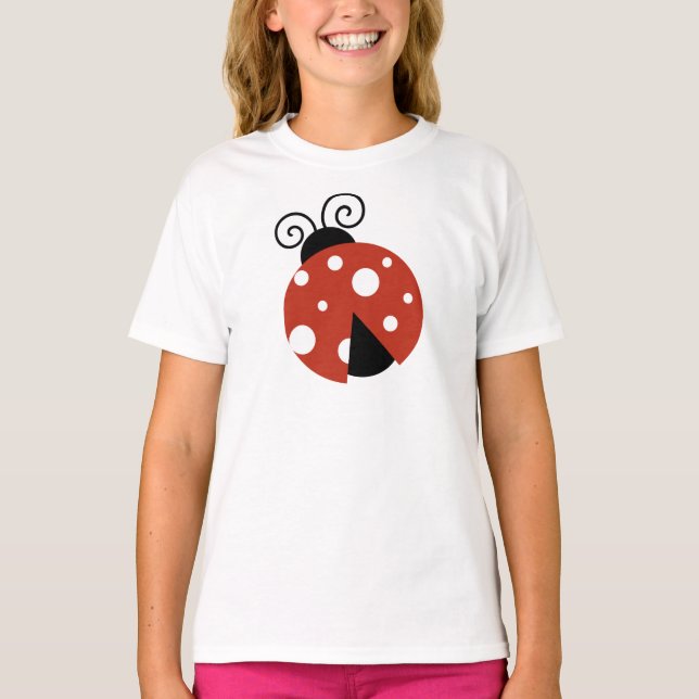 Ladybug, Cute Ladybug, Red Ladybug, Ladybird T-Shirt (Front)