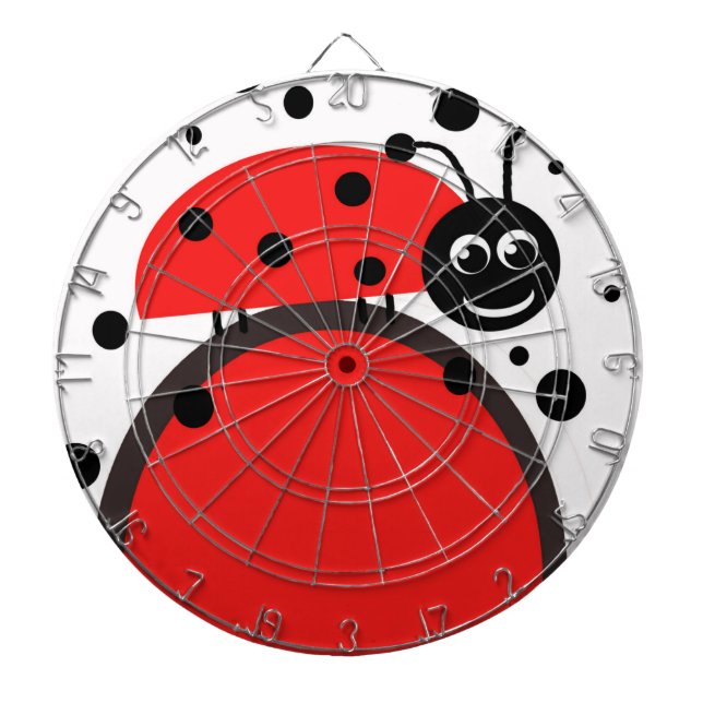 Ladybug Dart Board (Front)