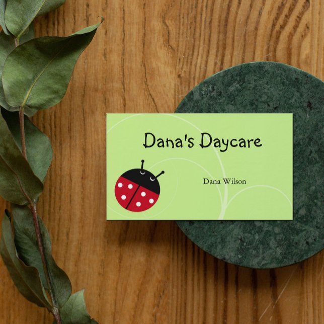 Ladybug Daycare Business Card (Creator Uploaded)