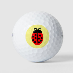 Ladybug Design Golf Balls
