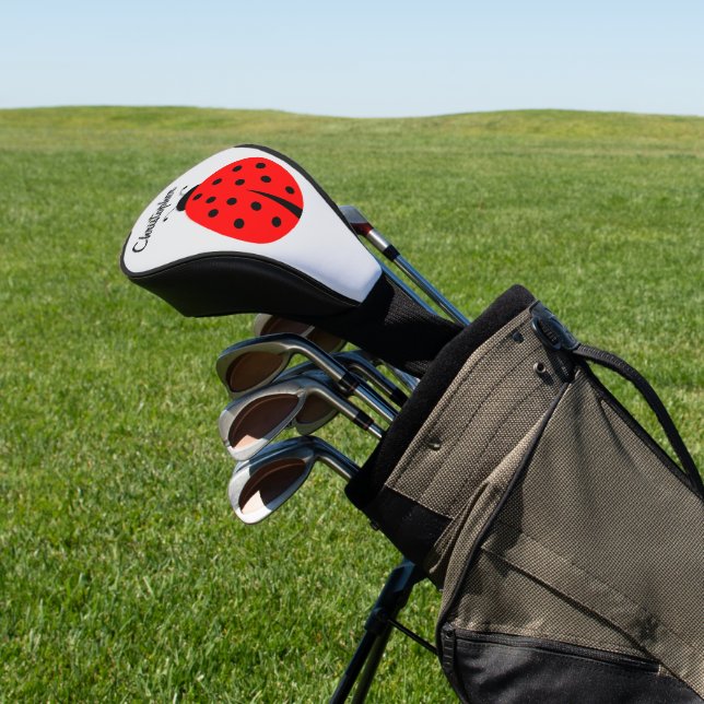Ladybug Design Golf Head Cover (In Situ)