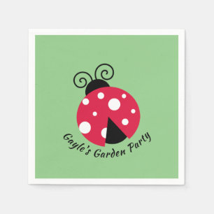 Ladybug Design Paper Napkins